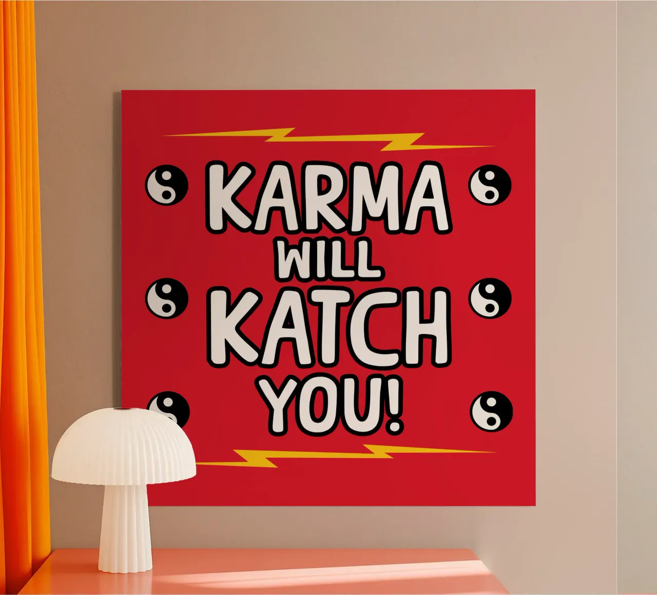 Il Karma ti catturerà plexiglass da sillyindustries