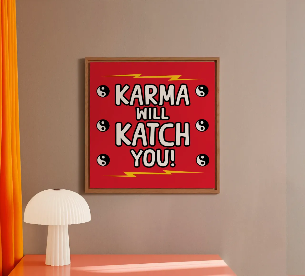 Il Karma ti catturerà alluminio dibond da sillyindustries