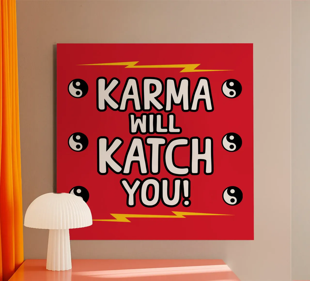 Il Karma ti catturerà alluminio dibond da sillyindustries