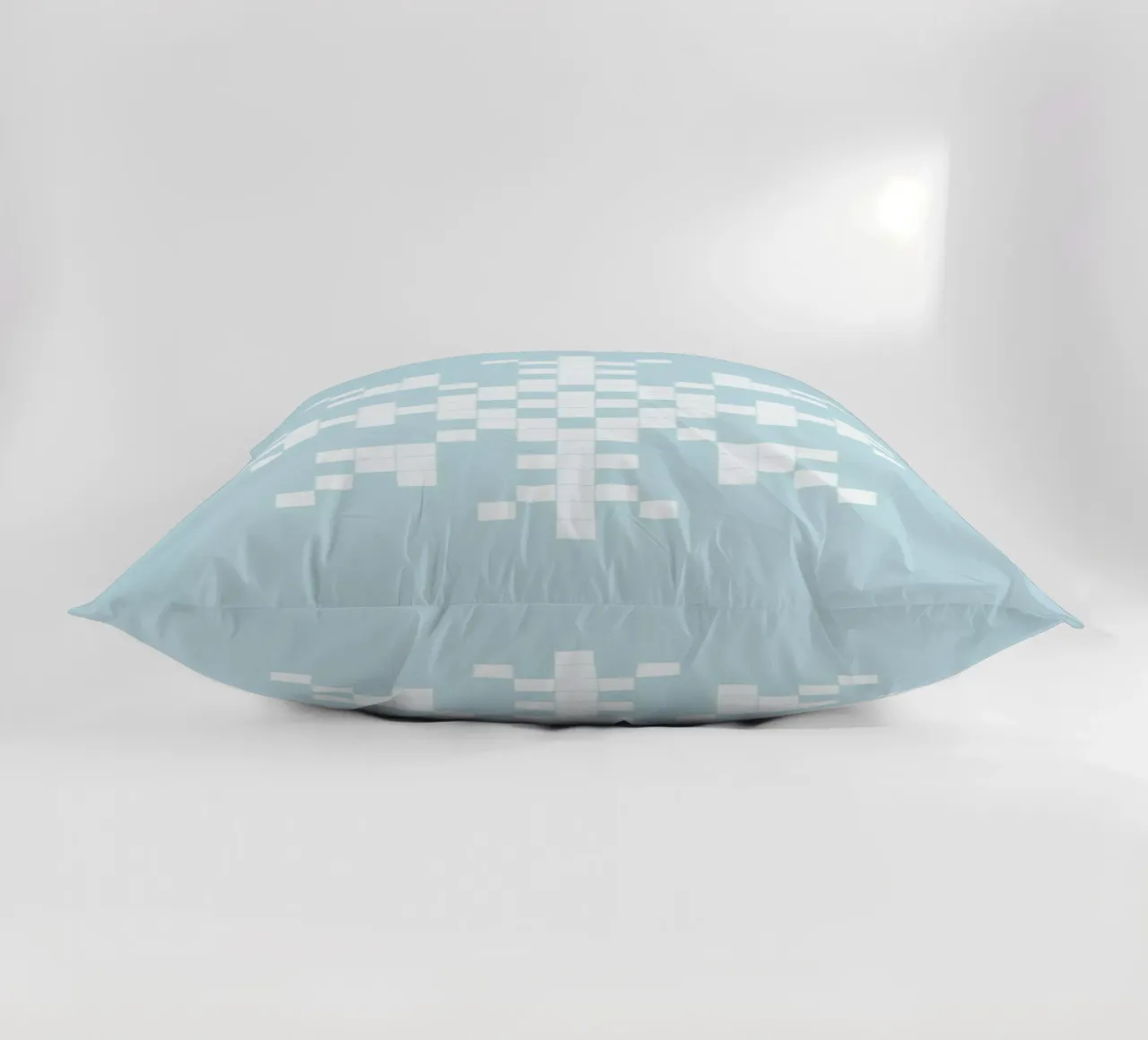 Pixel Snowflake Blue cuscino da Studio One