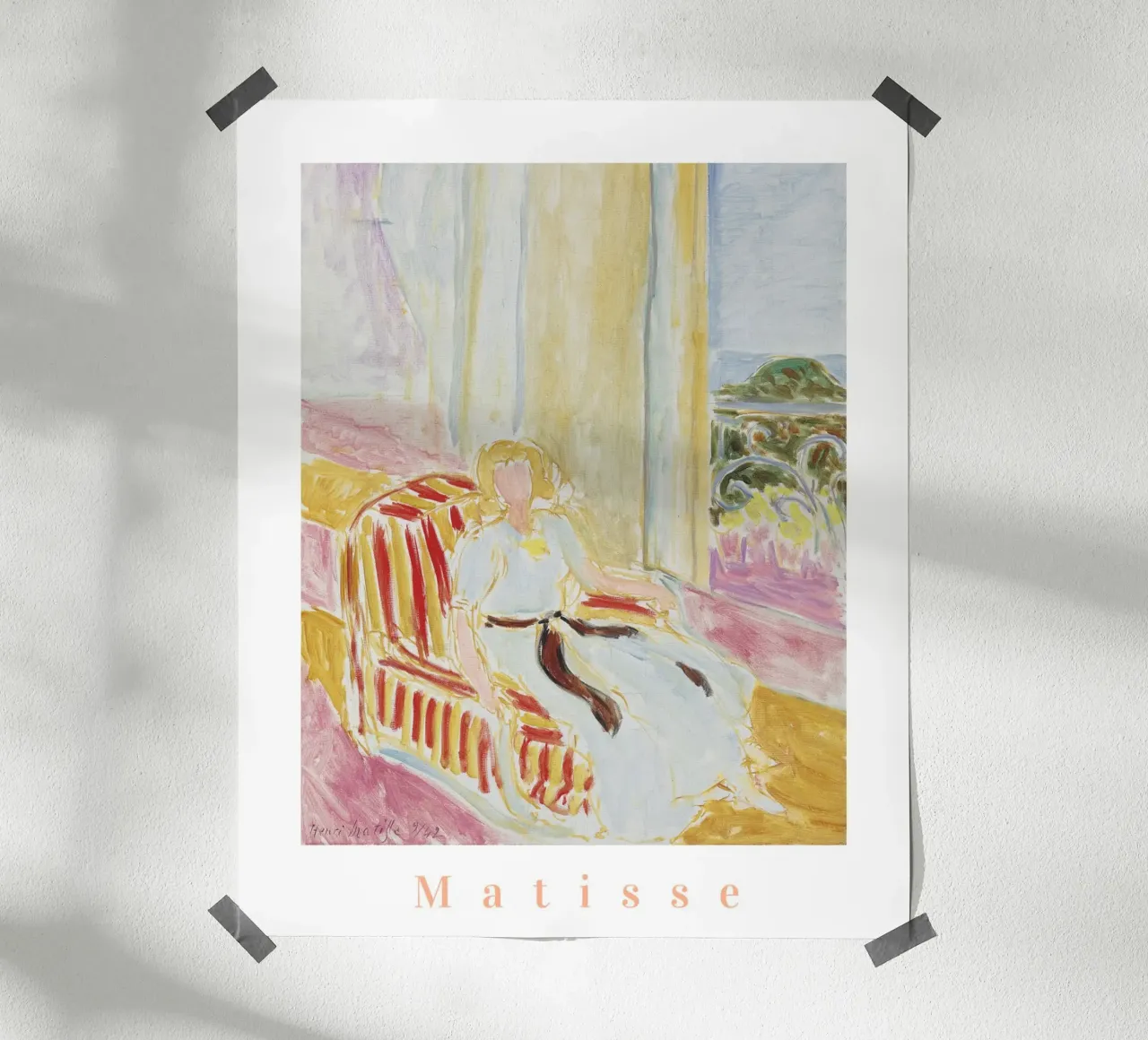 Henri Matisse Prints, Matisse Muurkunst, Abstract Botanisch poster met kunststof frame van ArtHaus