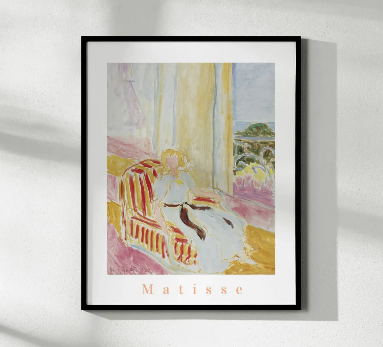 Henri Matisse Prints, Matisse Muurkunst, Abstract Botanisch poster met kunststof frame van ArtHaus