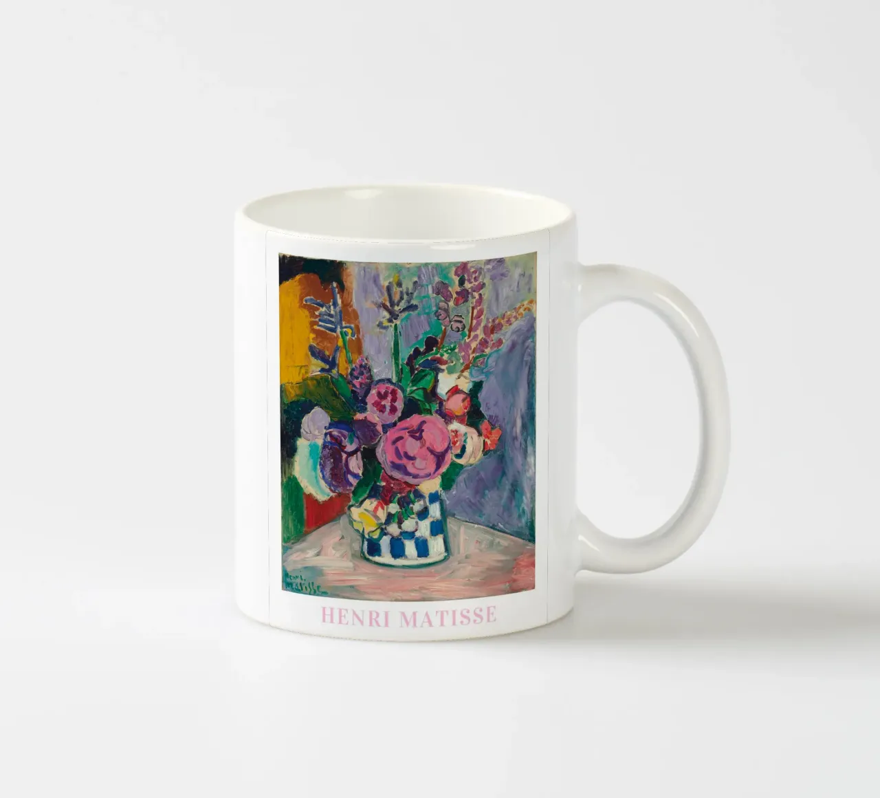 Henri Matisse Wall Art, fiori botanici astratti in vaso tazza in ceramica da ArtHaus