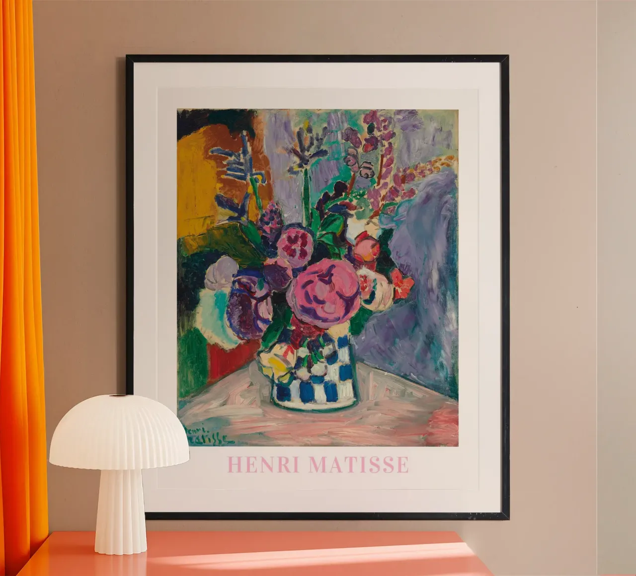 Henri Matisse Wall Art, fiori botanici astratti in vaso carta hahnemühle da ArtHaus