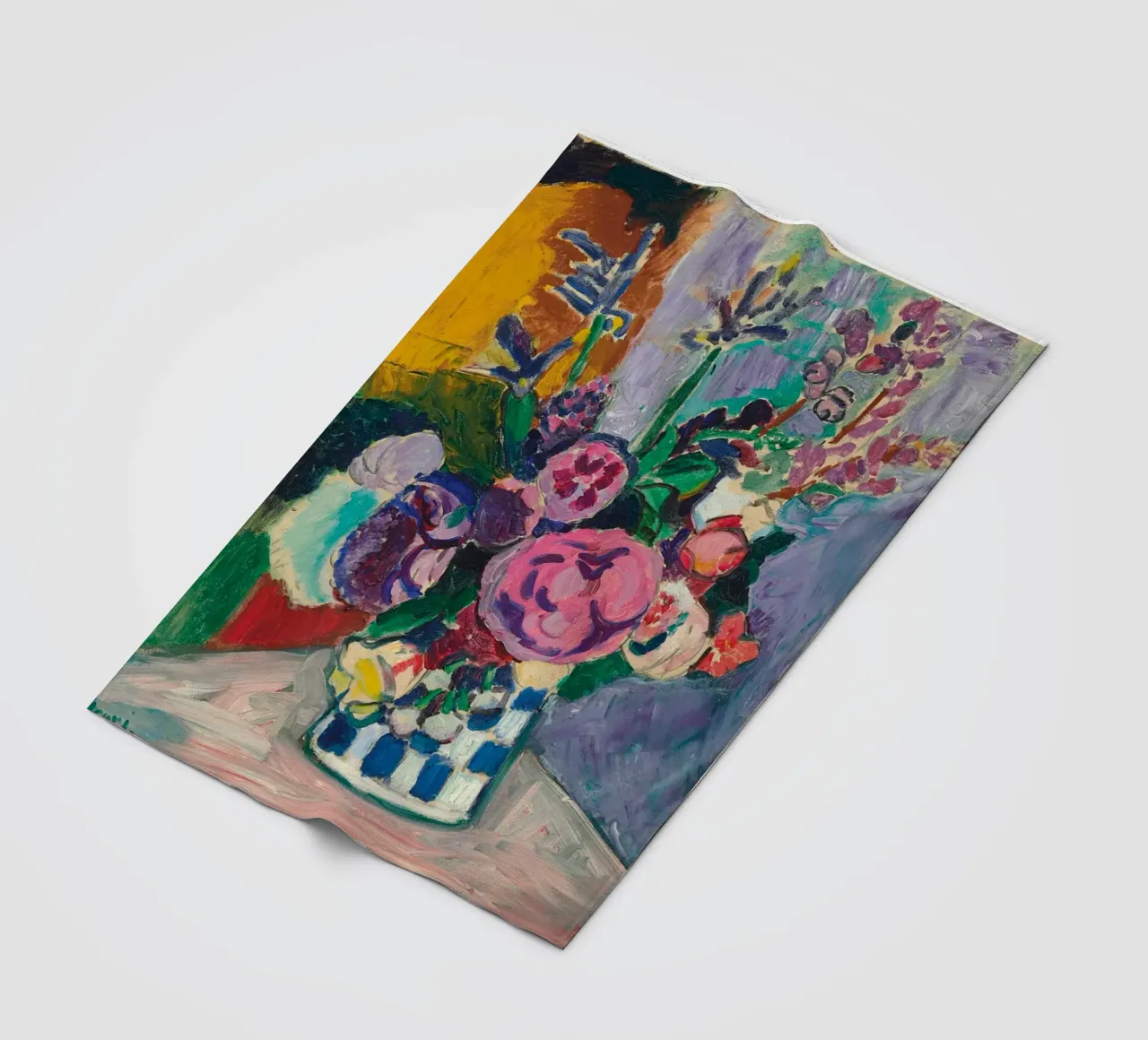 Henri Matisse Wall Art, fiori botanici astratti in vaso coperta in pile da ArtHaus