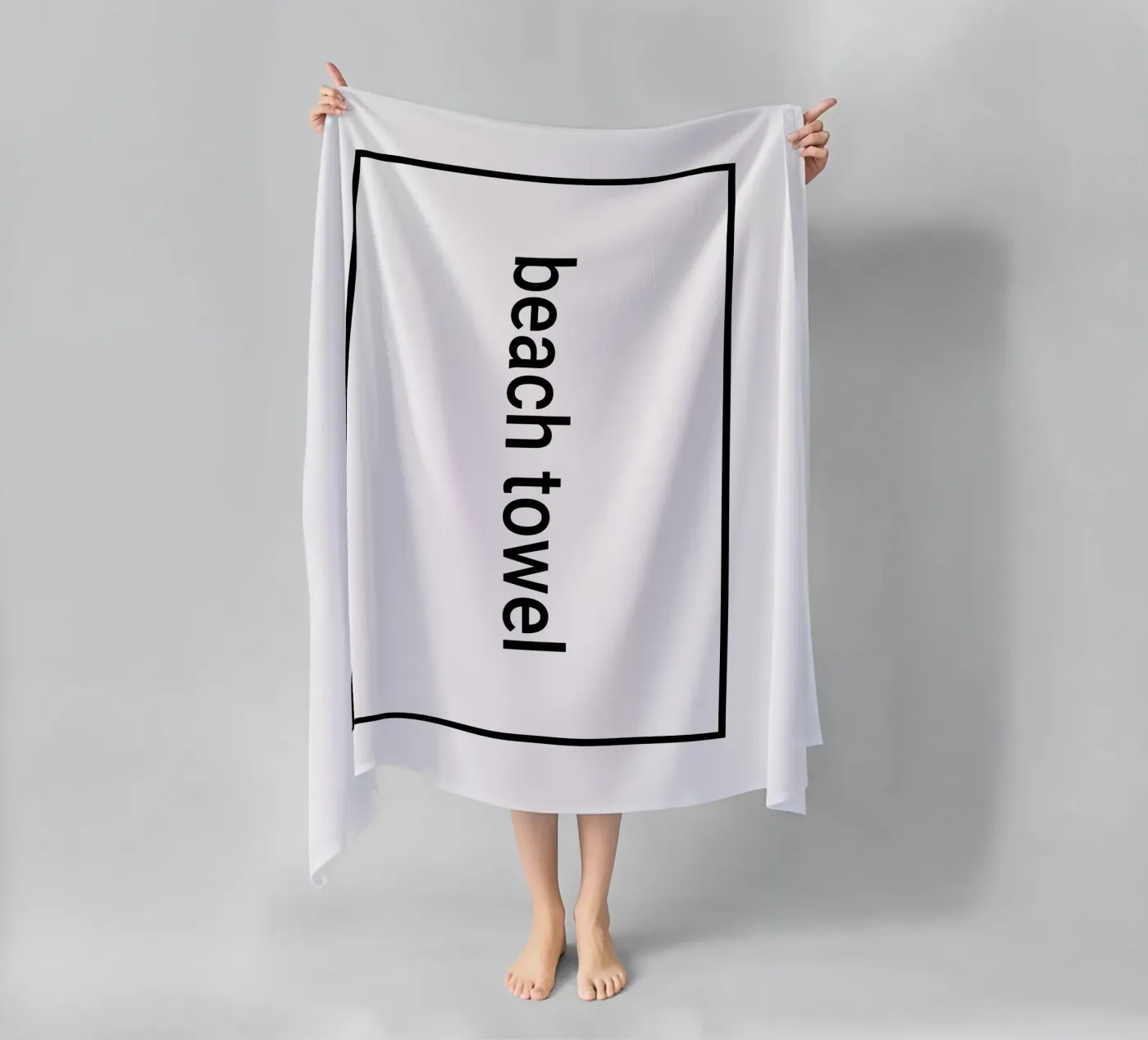 shower  curtain Strandtuch von the real minimalist