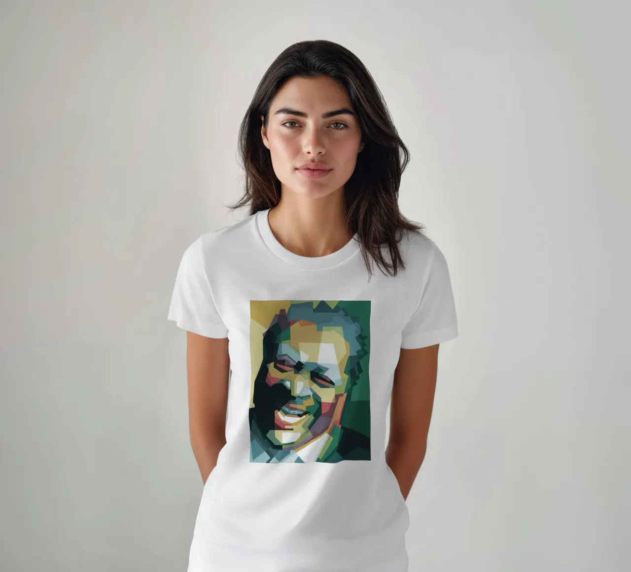 BB King pop art WPAP t-shirt da Alkahfsmart
