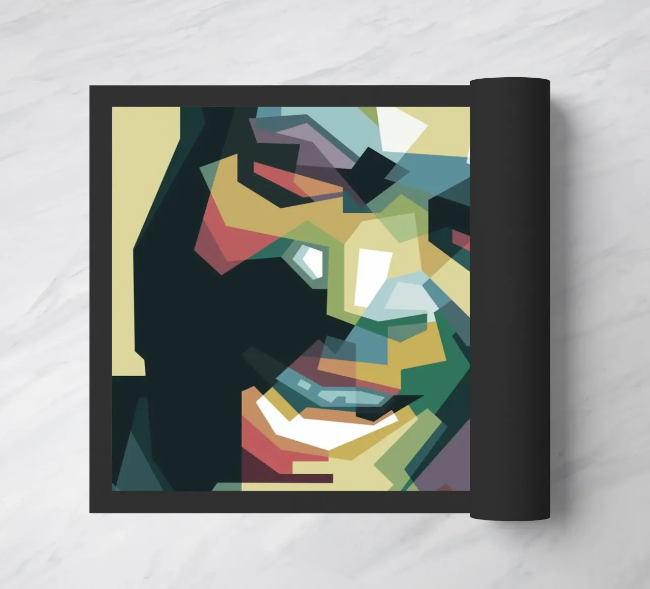 BB King pop art WPAP zerbino da Alkahfsmart