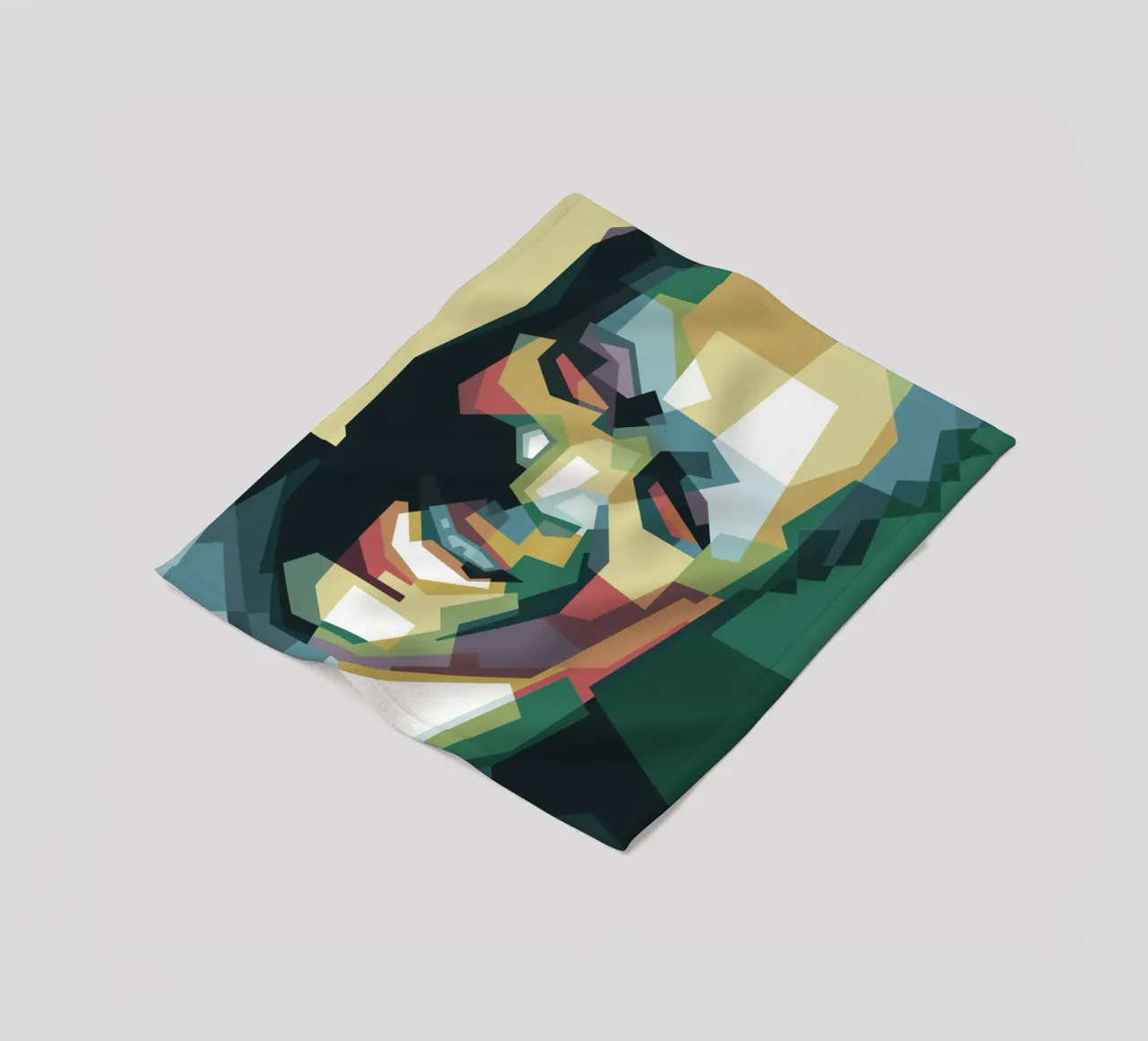 BB King pop art WPAP coperta in pile da Alkahfsmart