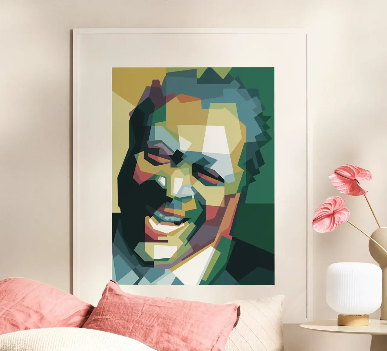BB King pop art WPAP carta hahnemühle da Alkahfsmart