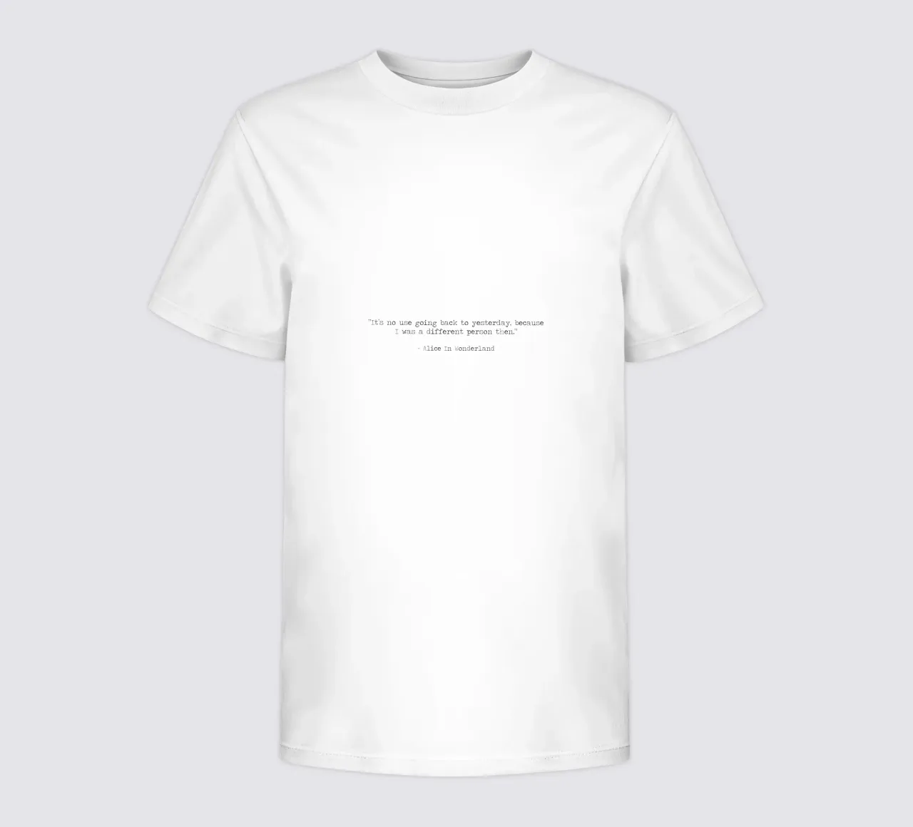 Non serve tornare a ieri, allora ero una persona diversa. t-shirt bambini da Summer Soul Co. - Quotes