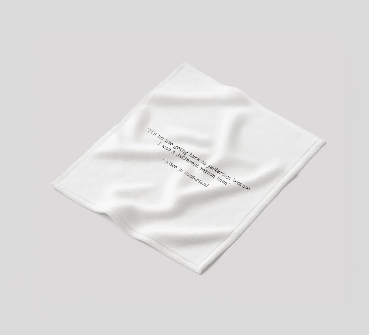 Non serve tornare a ieri, allora ero una persona diversa. coperta in pile da Summer Soul Co. - Quotes