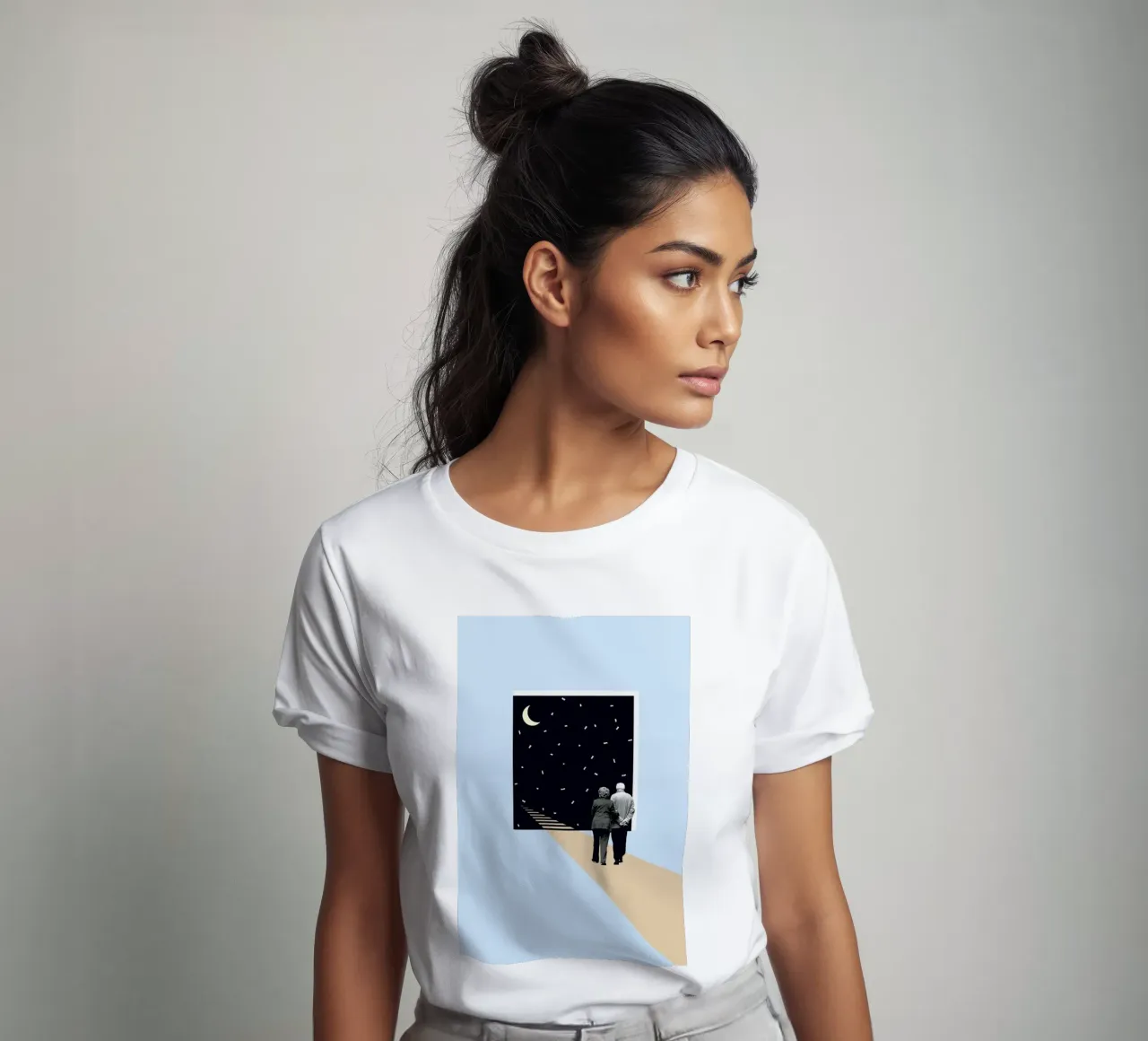 E is for End of the Line T-Shirt von Maarten Léon