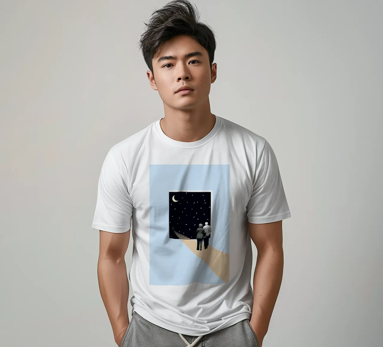 E is for End of the Line T-Shirt von Maarten Léon