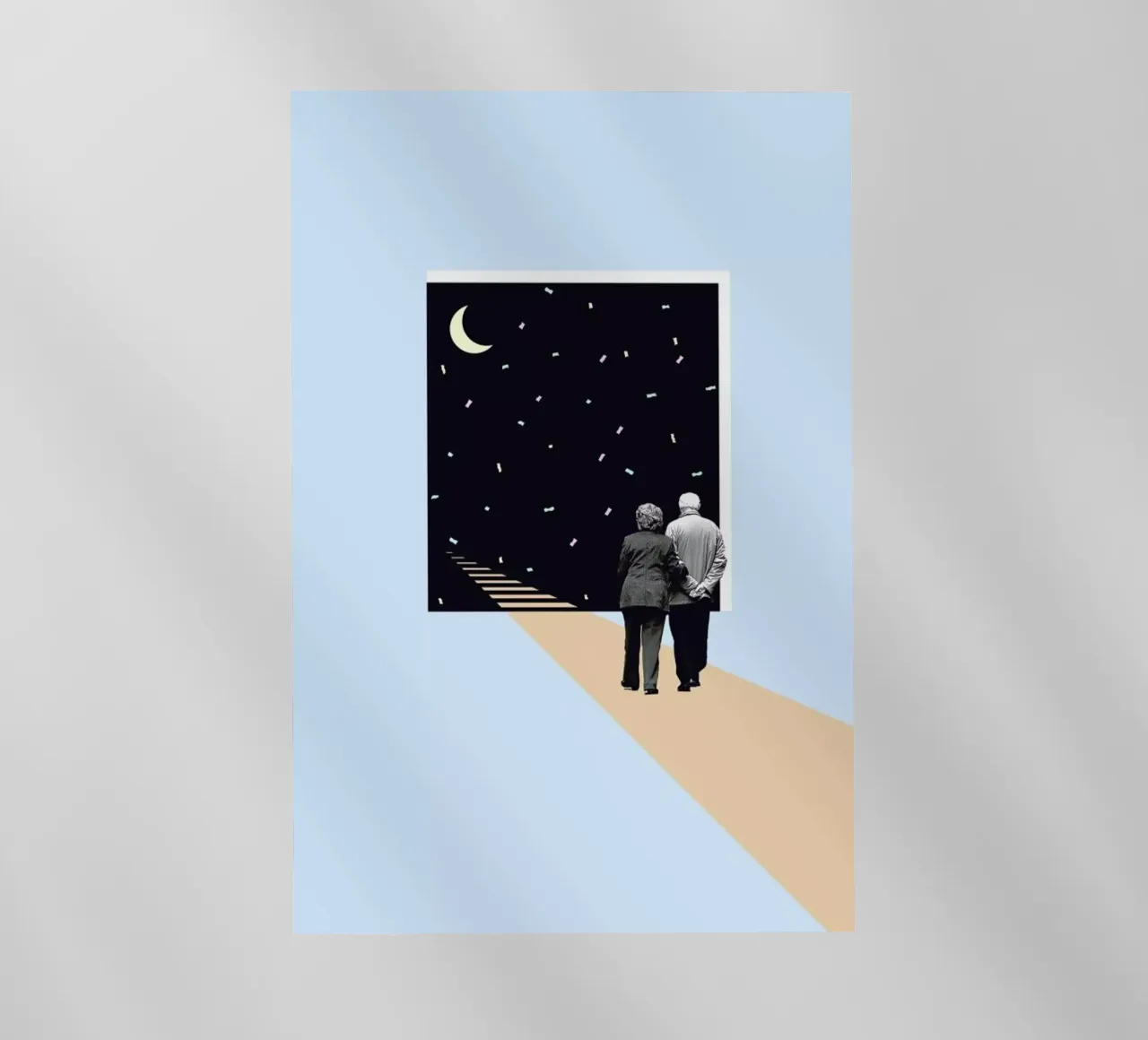 E is for End of the Line pellicola backlit da Maarten Léon