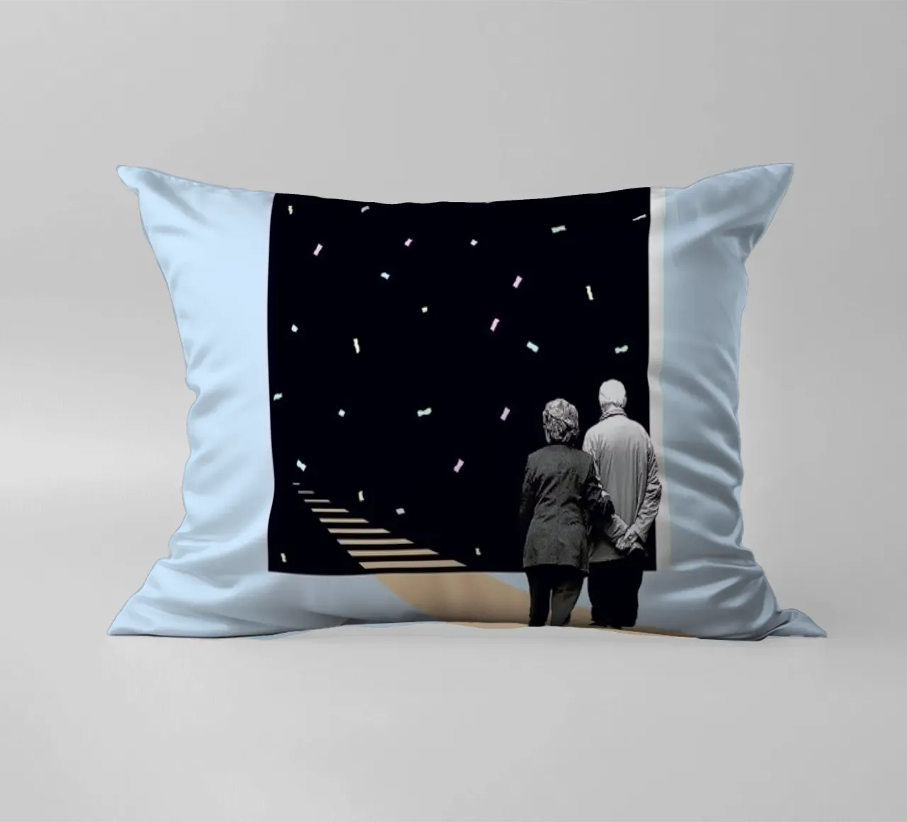 E is for End of the Line cuscino da Maarten Léon