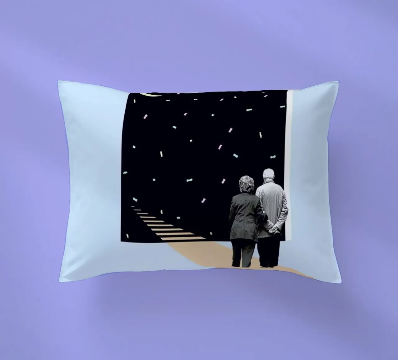 E is for End of the Line cuscino da Maarten Léon