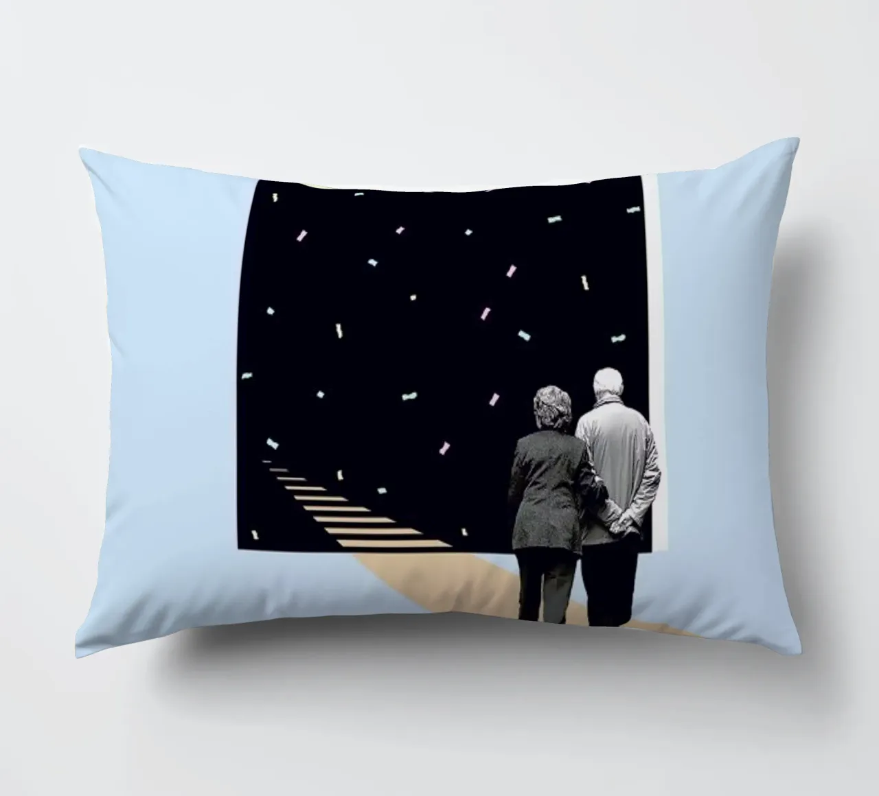 E is for End of the Line cuscino da Maarten Léon