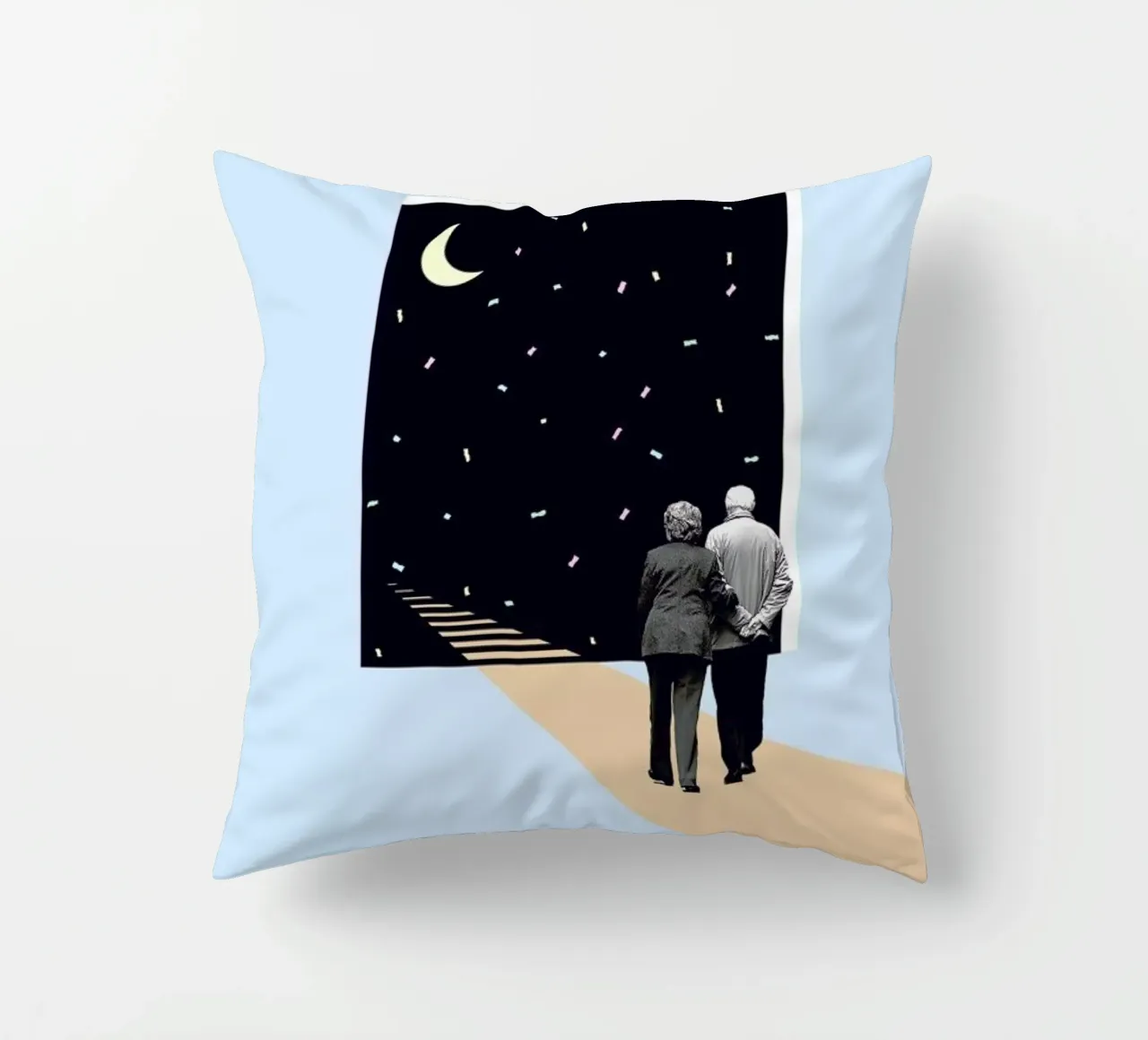 E is for End of the Line cuscino da Maarten Léon