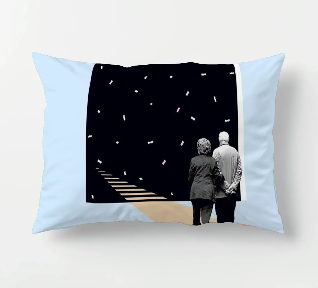 E is for End of the Line cuscino da Maarten Léon