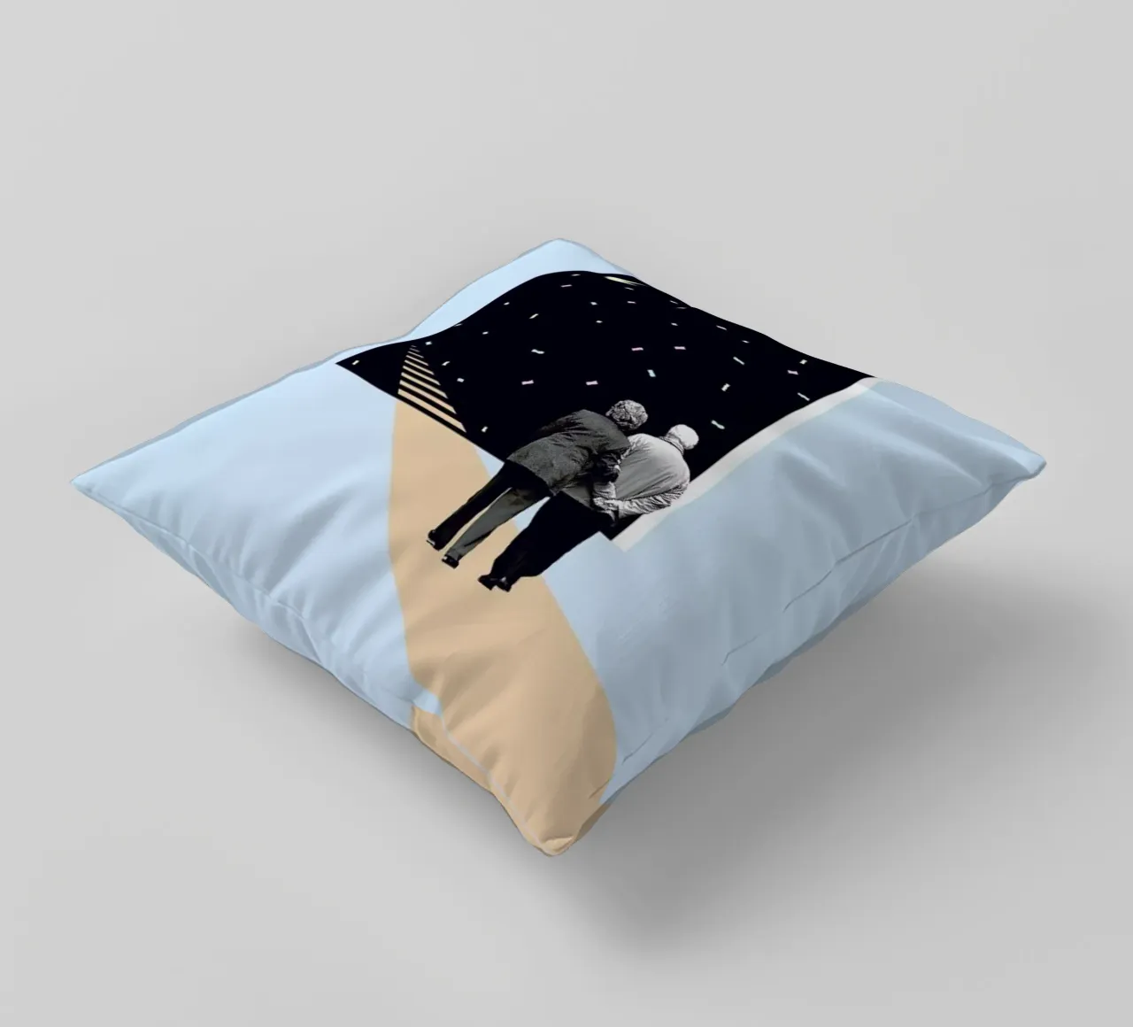 E is for End of the Line cuscino da Maarten Léon