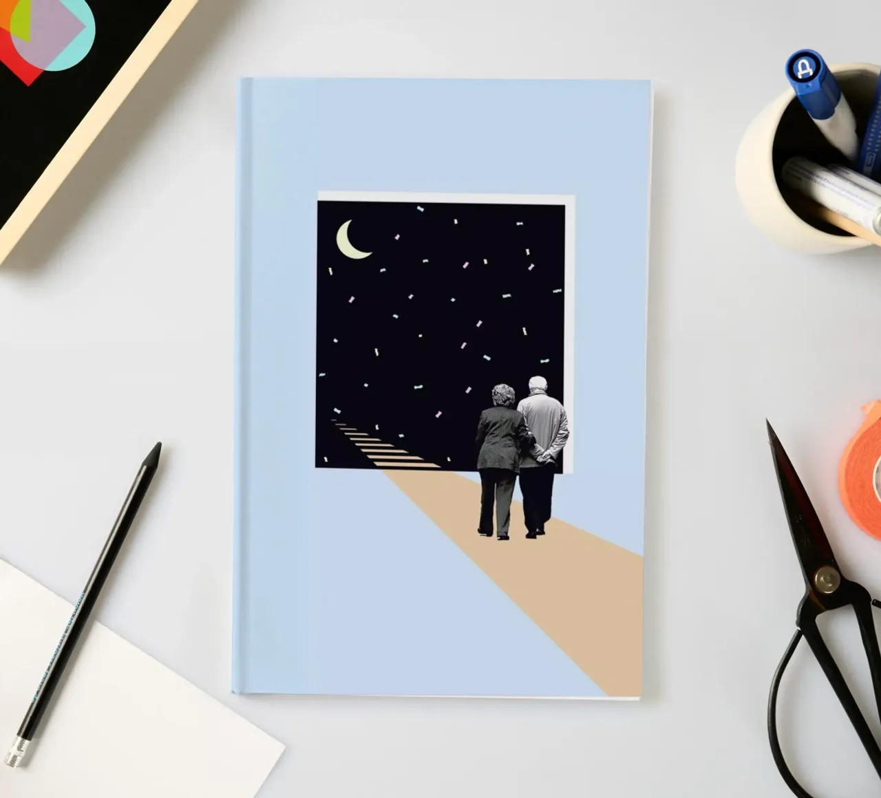 E is for End of the Line notebook by Maarten Léon