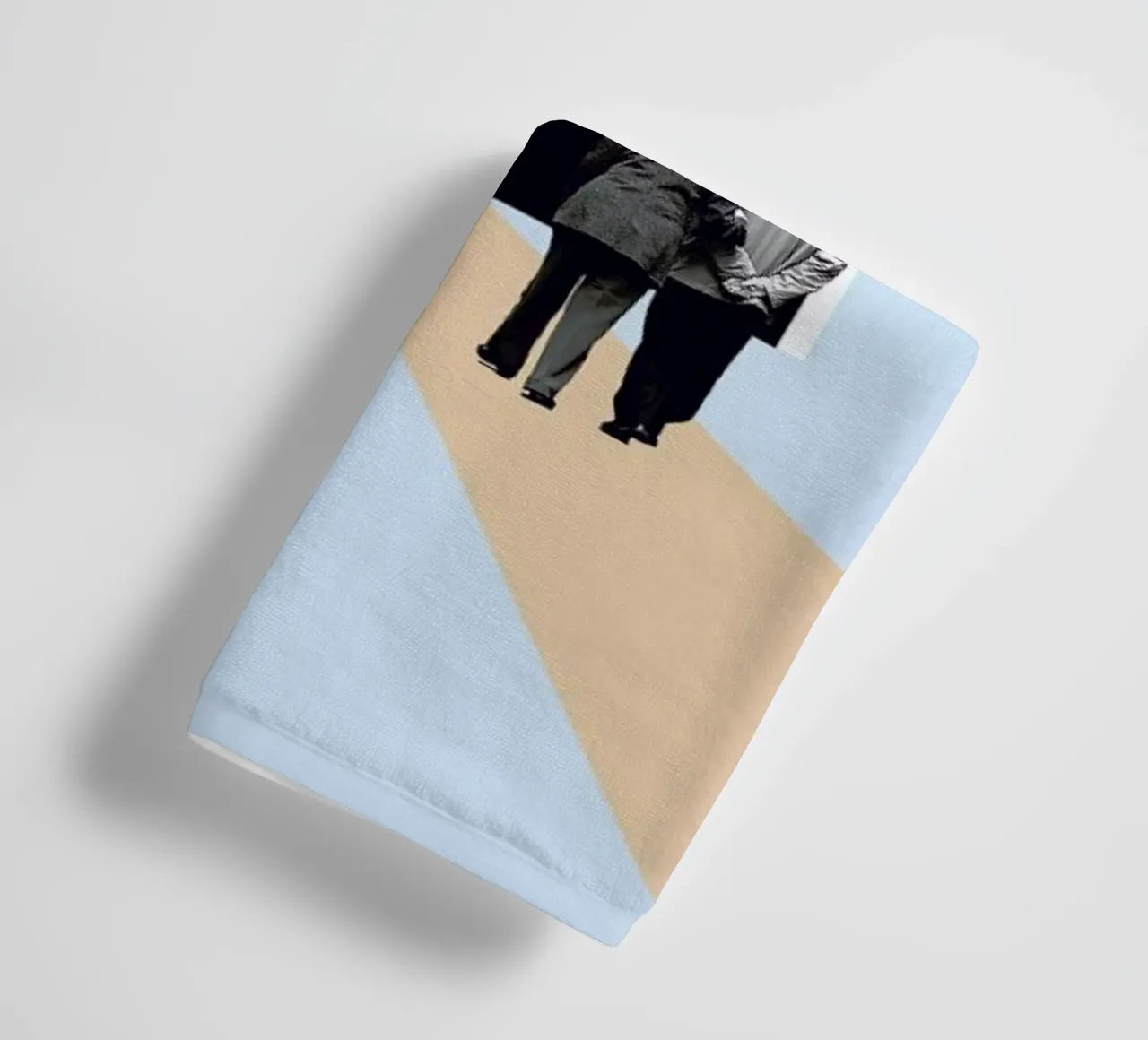E is for End of the Line towel by Maarten Léon