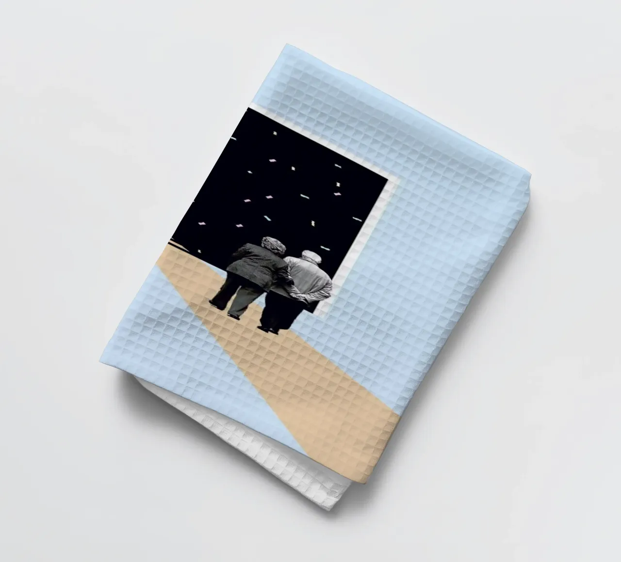 E is for End of the Line canovaccio da cucina da Maarten Léon