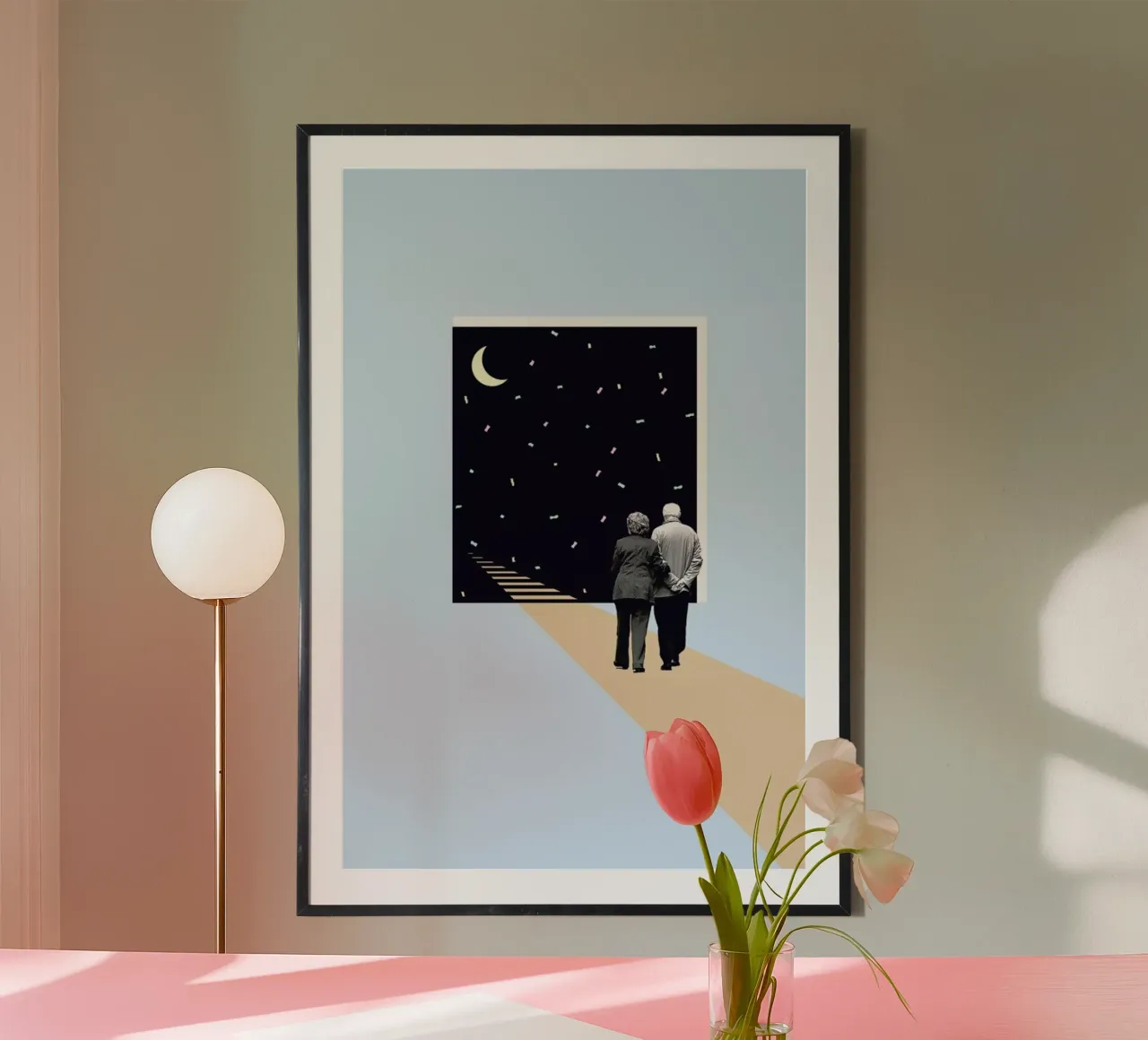 E is for End of the Line carta hahnemühle da Maarten Léon