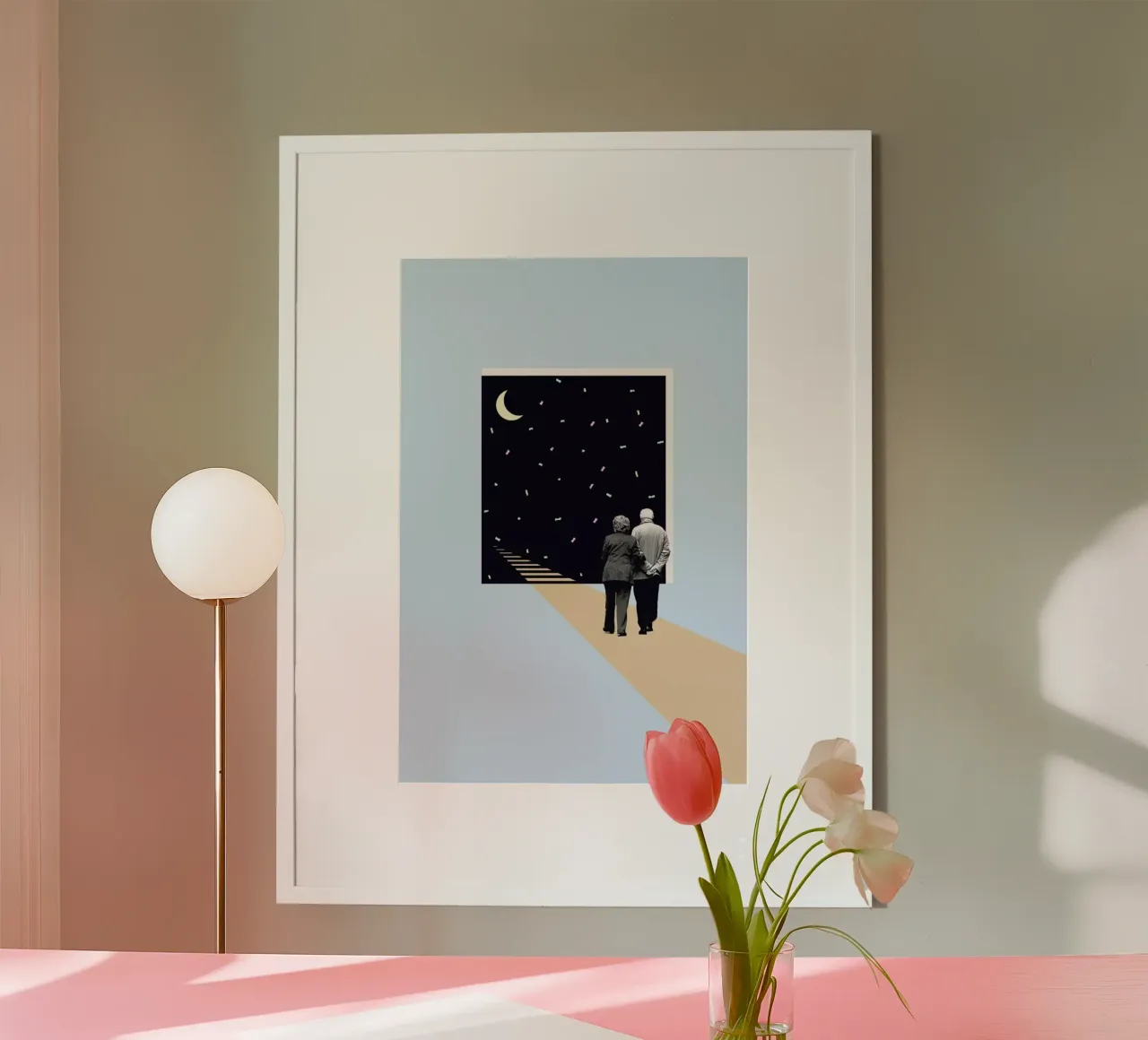 E is for End of the Line carta hahnemühle da Maarten Léon