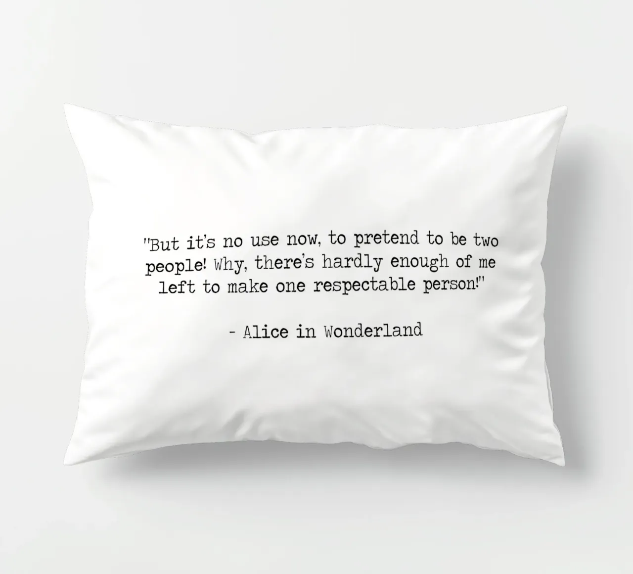 Be yourself - Be Messy, Be You - Alice in Wonderland quote decorative cushion by Summer Soul Co. - Quotes