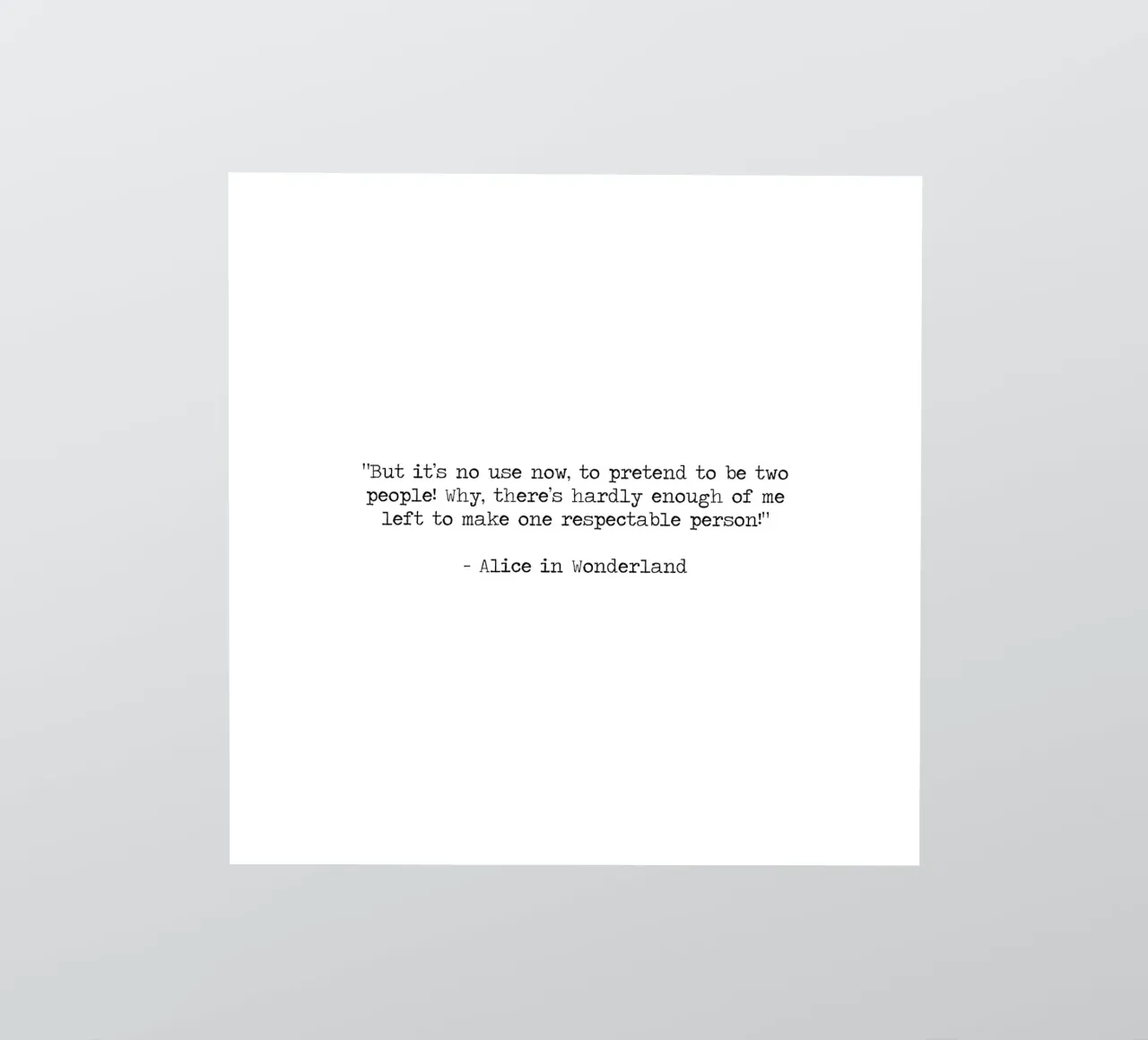 Sei du selbst - Sei unordentlich, sei du selbst - Zitat Alice im Wunderland Sticker von Summer Soul Co. - Quotes