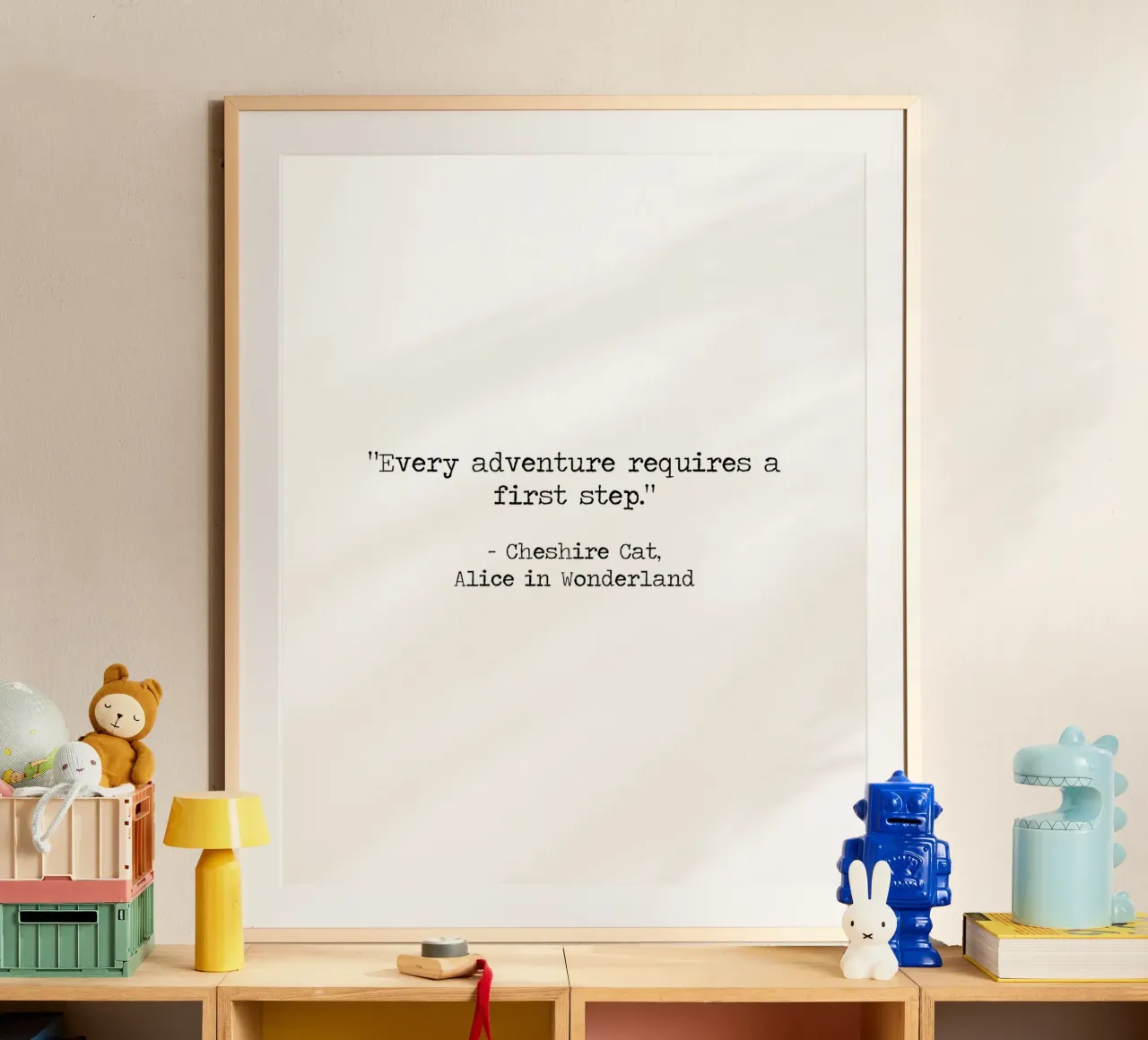 Every Adventure Requires a First Step - Alice in Wonderland hahnemühle by Summer Soul Co. - Quotes
