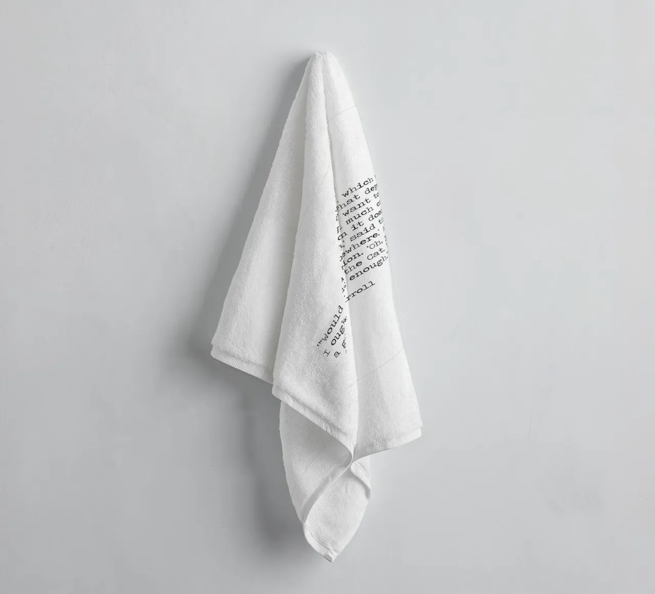 It doesn't matter which way you go -Cheshire Cat Alice Quote towel by Summer Soul Co. - Quotes