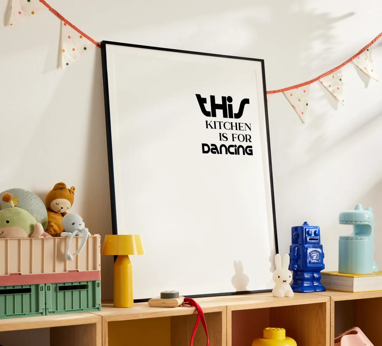 Questa cucina è per ballare Semplice tipografia minimalista carta hahnemühle da YV TYPOGRAPHY