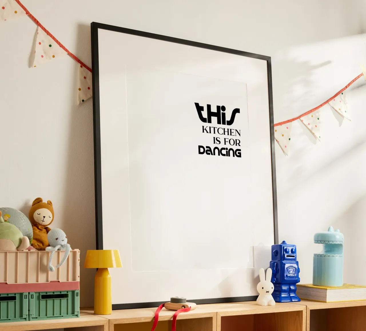 Questa cucina è per ballare Semplice tipografia minimalista carta hahnemühle da YV TYPOGRAPHY