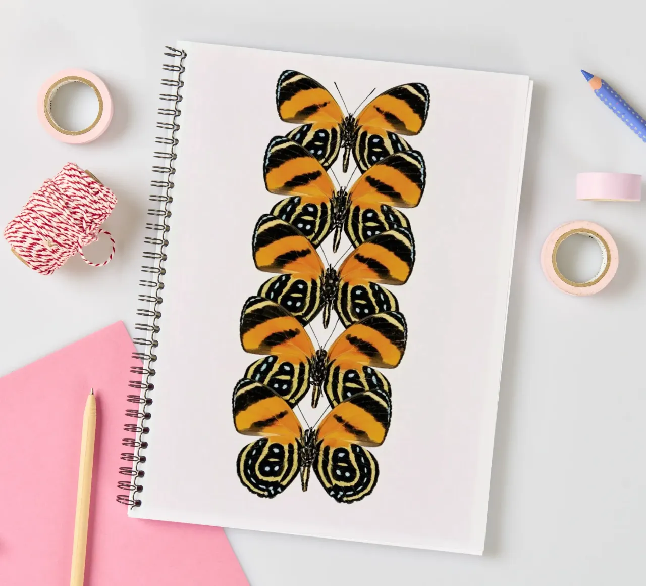 Butterfly spiral notebook by Curious Collections by Marielle Leenders