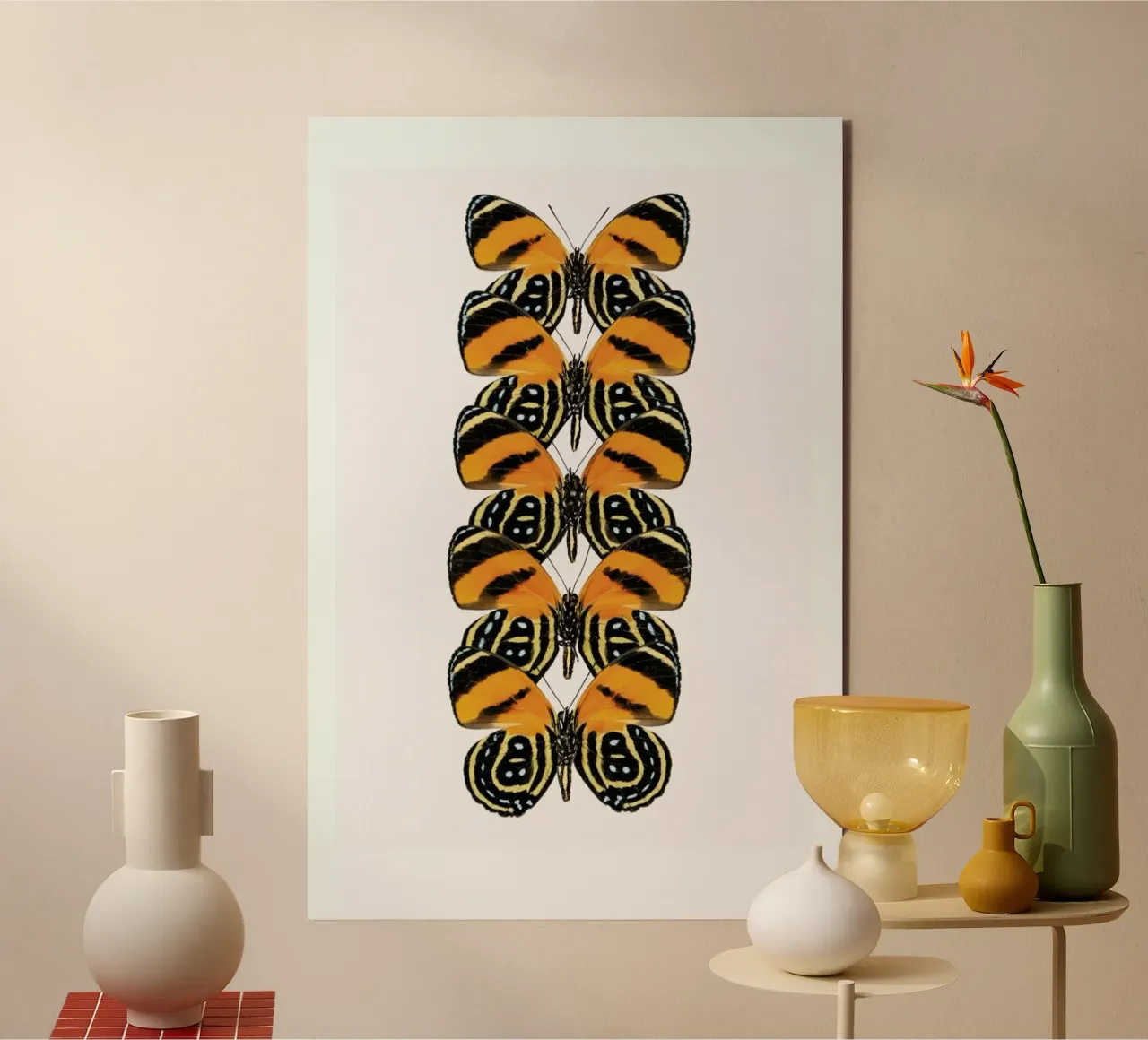 Butterfly alu-dibond by Curious Collections by Marielle Leenders