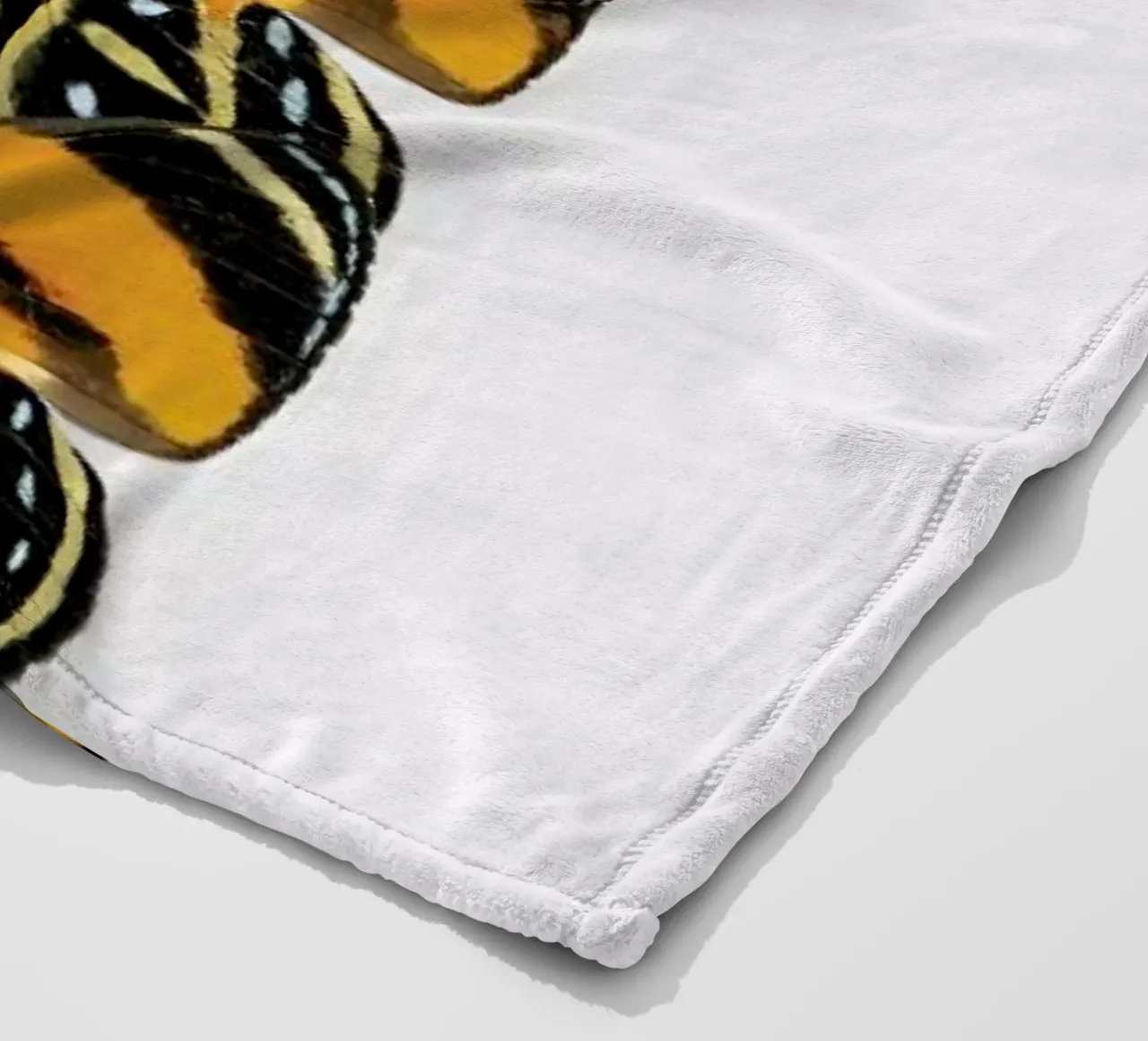 Butterfly fleece blanket by Curious Collections by Marielle Leenders