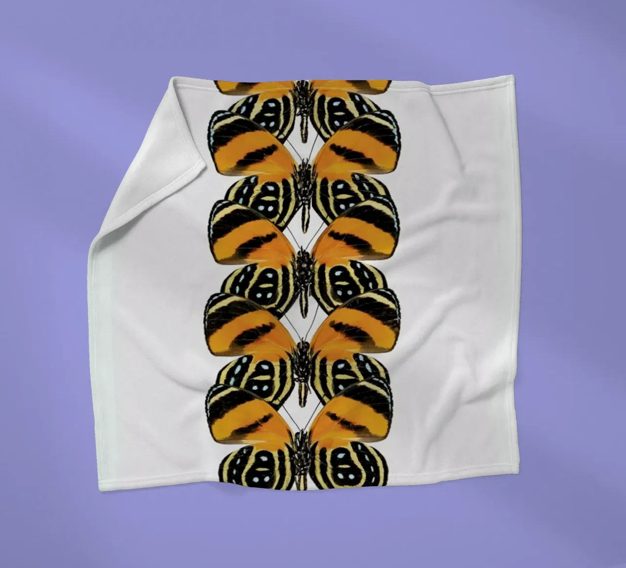 Butterfly fleece blanket by Curious Collections by Marielle Leenders