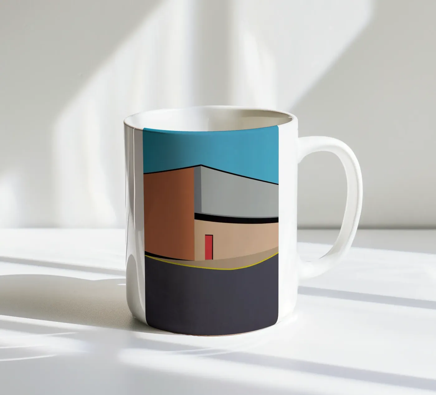 Warehouse ceramic mug by Rosi Feist