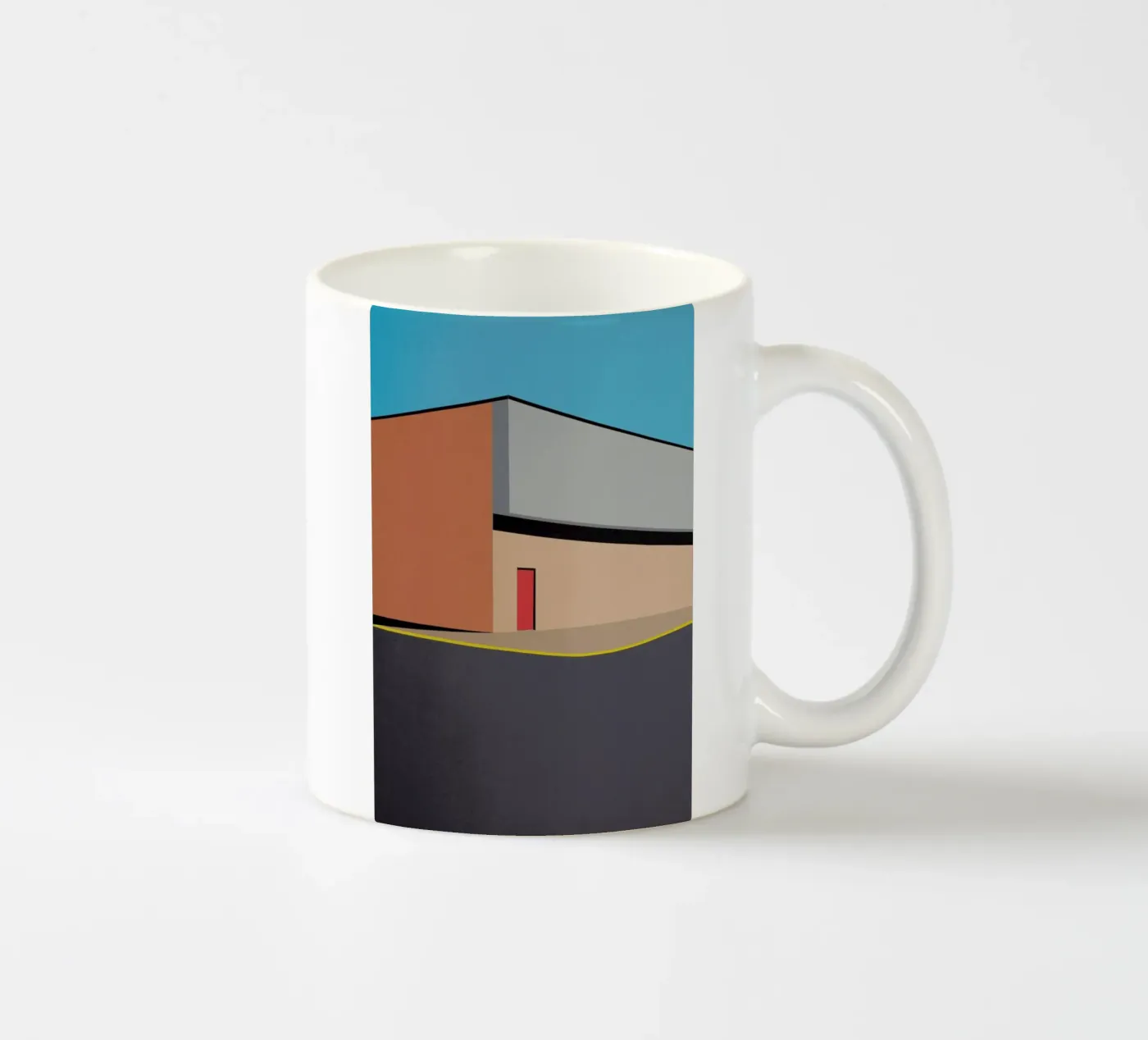 Warehouse ceramic mug by Rosi Feist