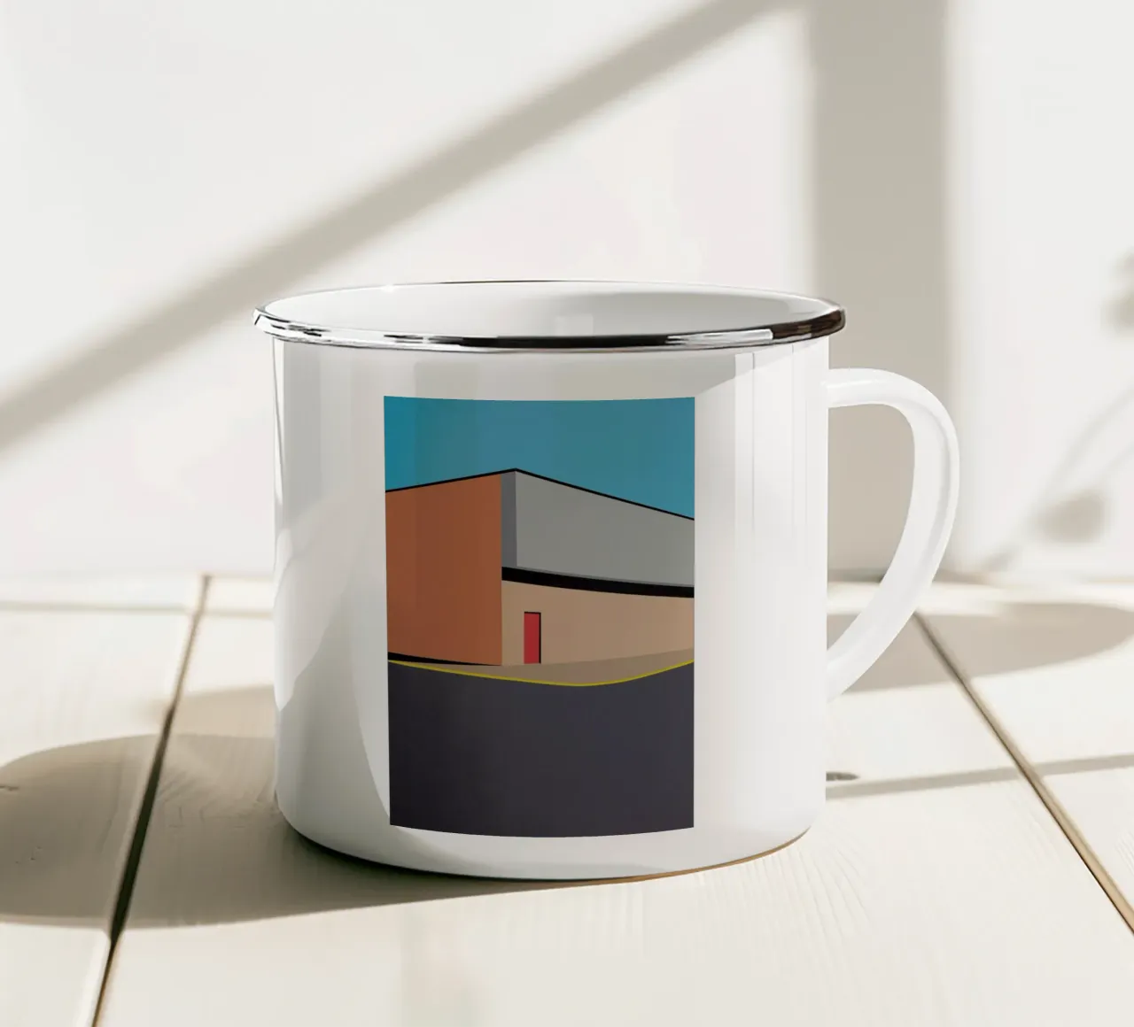 Warehouse tazza in smalto da Rosi Feist