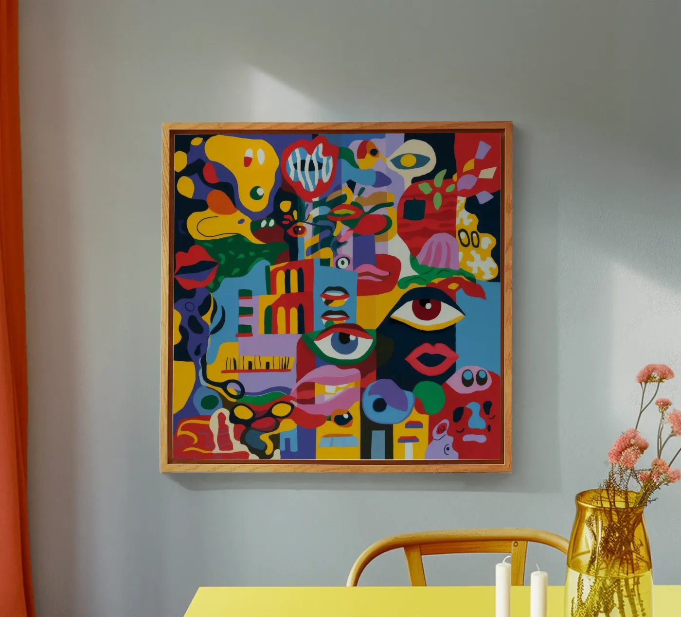 Surrealistische visie acryl van Monarco Virtuoso