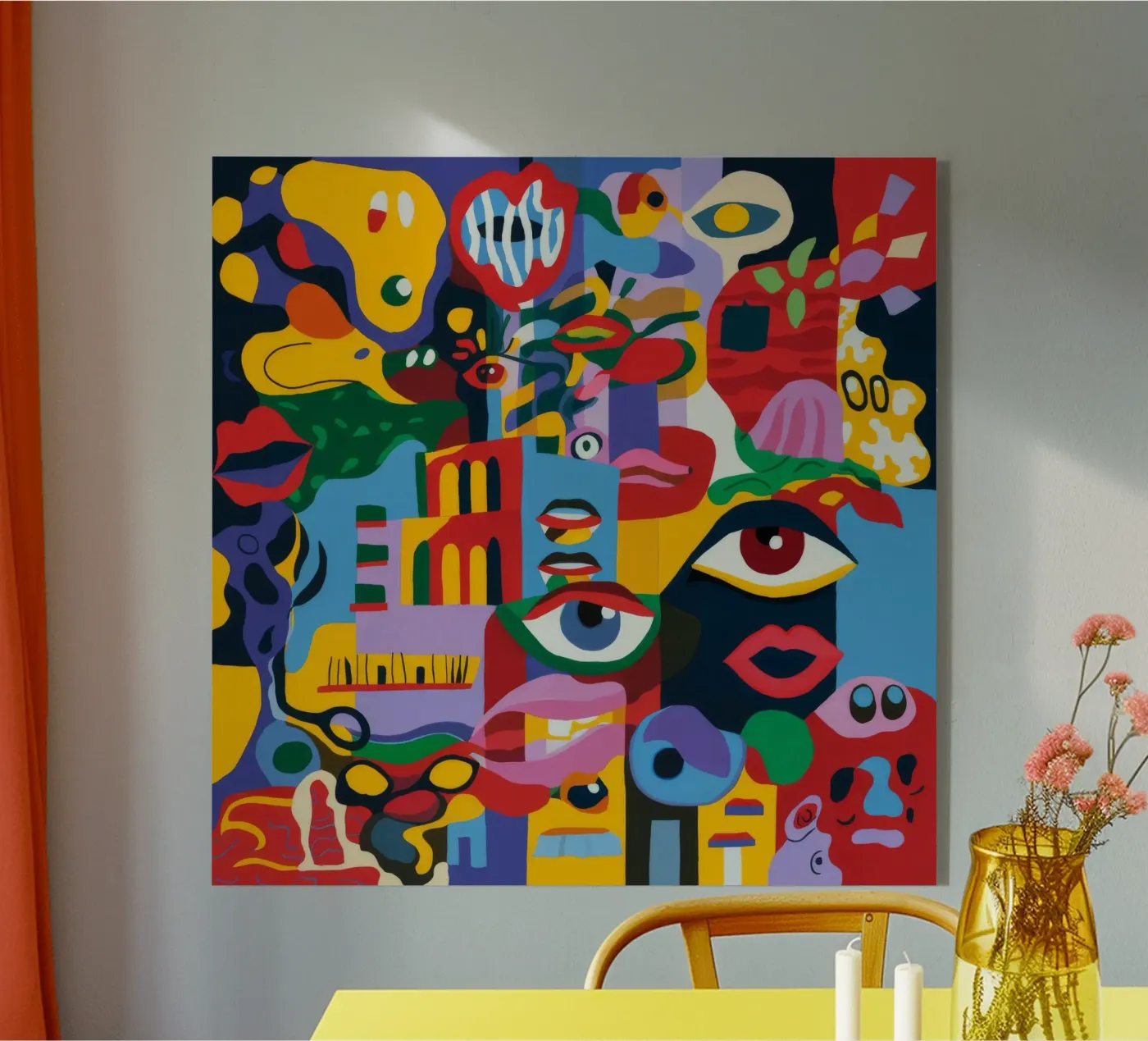 Surrealistische visie acryl van Monarco Virtuoso