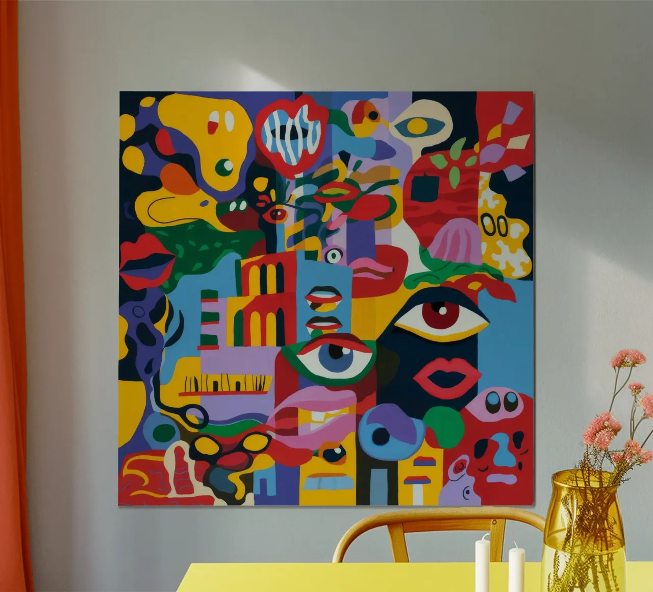 Visione surreale poster con telaio in plastica da Monarco Virtuoso