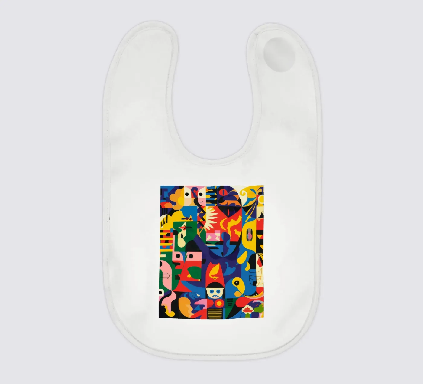 Vivid Patterns baby bib by Monarco Virtuoso