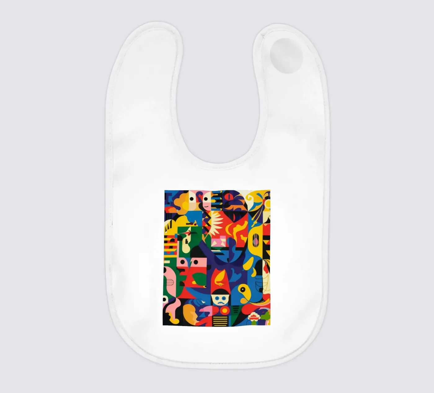 Vivid Patterns baby bib by Monarco Virtuoso