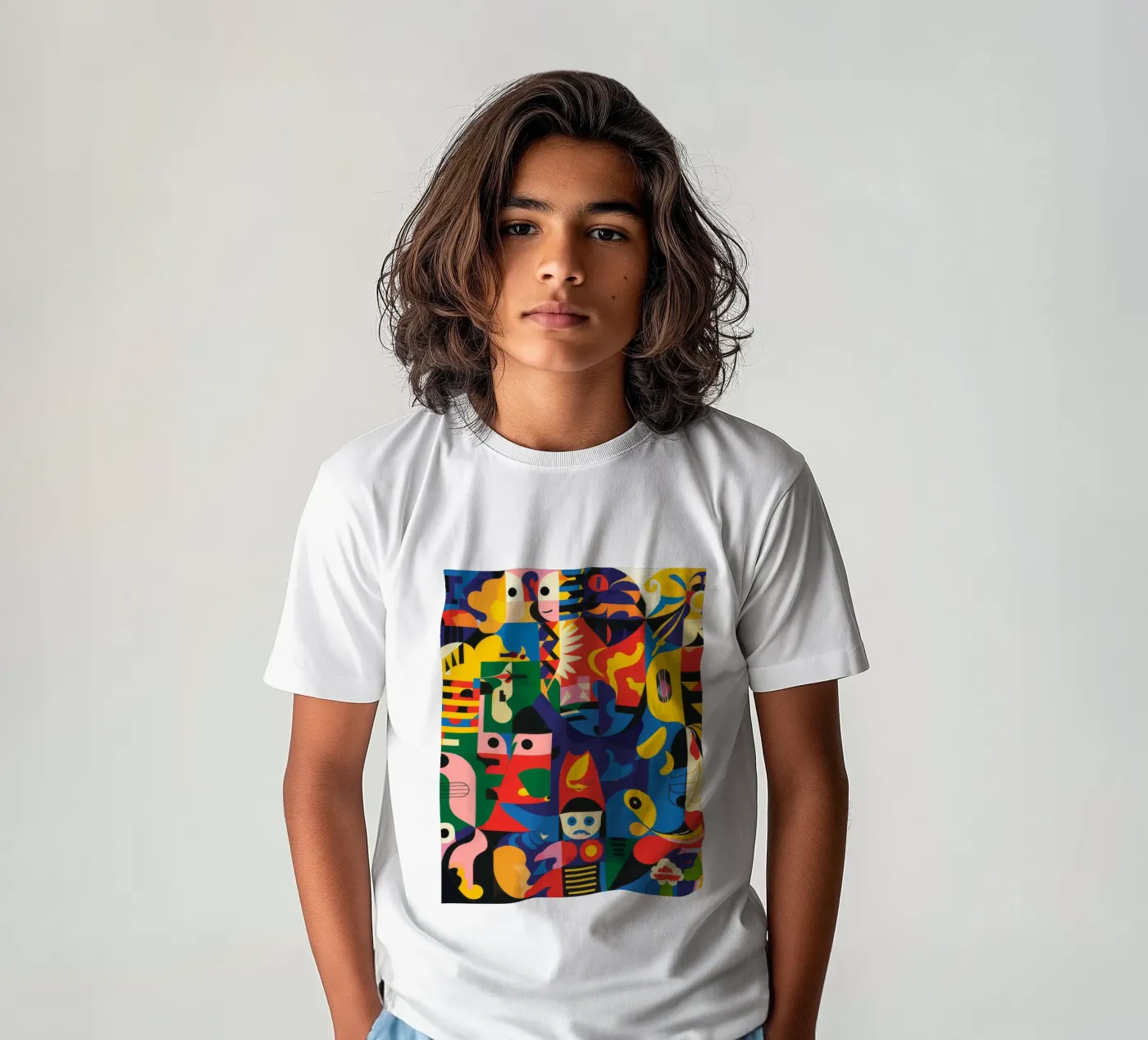 Vivid Patterns kids t-shirt by Monarco Virtuoso
