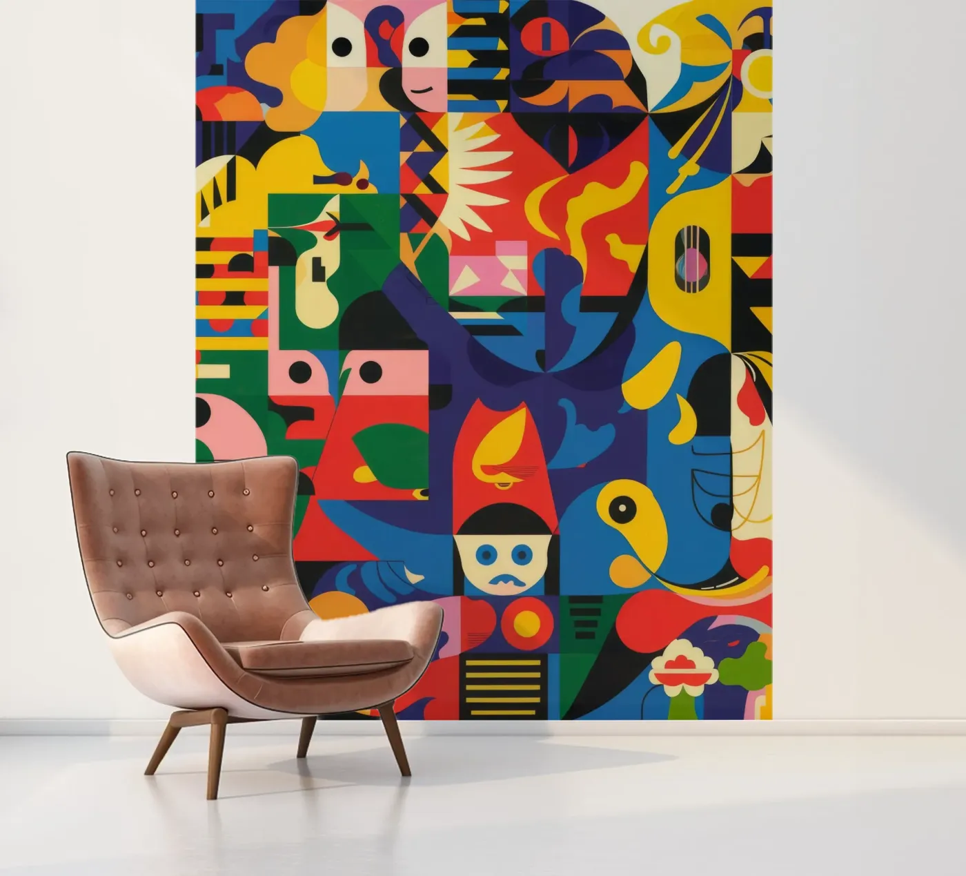 Levendige patronen fotobehang van Monarco Virtuoso